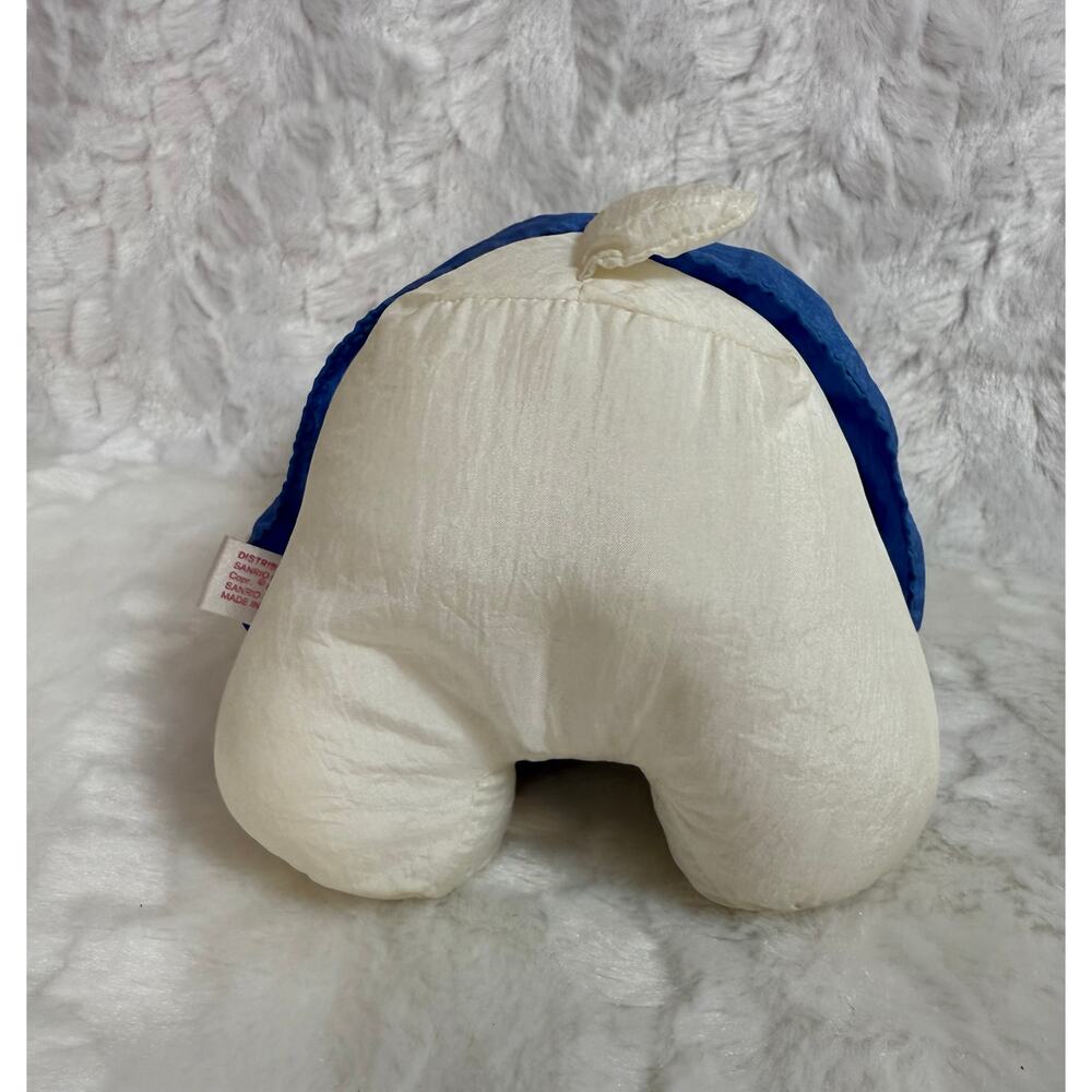 Vintage Early 90’s Sanrio Hello Kitty Plush Toy Shiny Nylon Blue Dress 9 inches - Picture 10 of 14